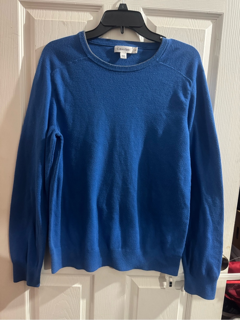 Calvin Klein Men’s Royal Blue Crewneck Sweater Size Large